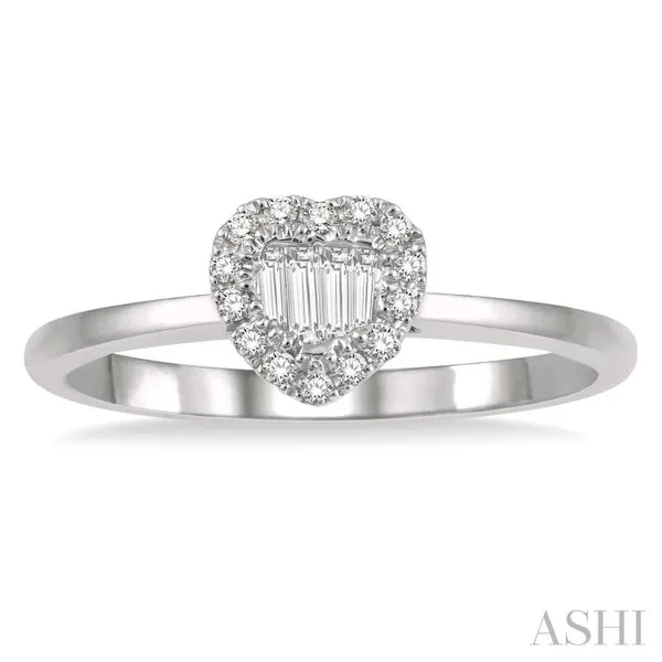 Stackable Heart Shape Fusion Diamond Fashion Ring Image 2 Van Adams Jewelers Snellville, GA