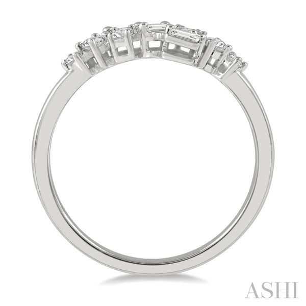 Scatter Baguette Diamond Fashion Ring Image 3 Van Adams Jewelers Snellville, GA