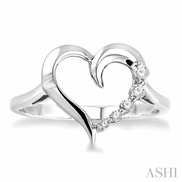 Heart Shape Journey Diamond Fashion Ring Image 2 Van Adams Jewelers Snellville, GA