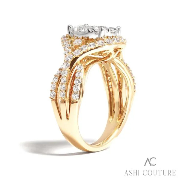 Fiori Oval Intertwined Ring Image 2 Van Adams Jewelers Snellville, GA