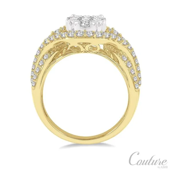 Fiori Oval Intertwined Ring Image 3 Van Adams Jewelers Snellville, GA