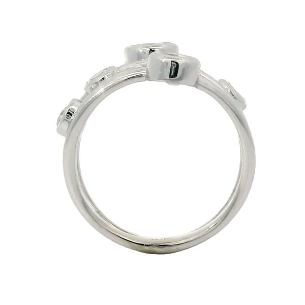 White 14 Karat Diamond Fashion Ring Image 4 Van Adams Jewelers Snellville, GA