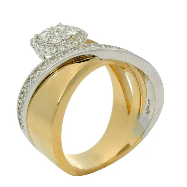 Diamond Wrap Fashion Ring Image 2 Van Adams Jewelers Snellville, GA
