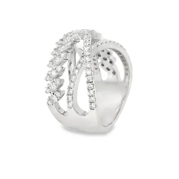 Van Adam's Collection 14K White Gold Diamond Fashion Ring Image 2 Van Adams Jewelers Snellville, GA