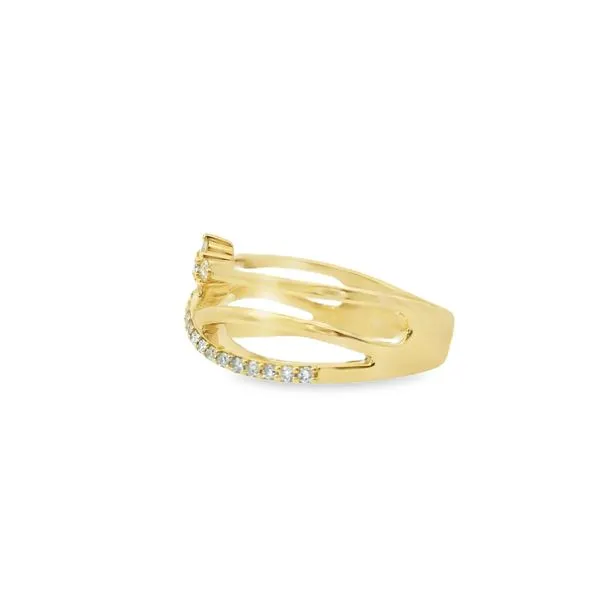 14K Yellow Gold Diamond Fashion Ring Image 2 Van Adams Jewelers Snellville, GA