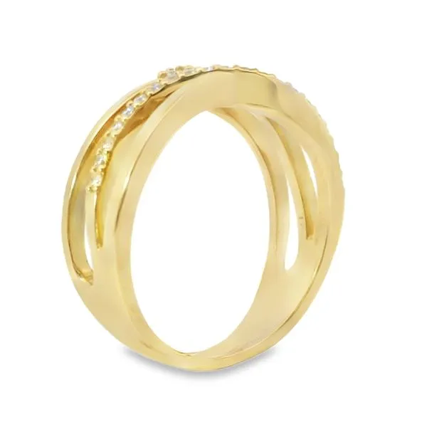 14K Yellow Gold Diamond Fashion Ring Image 3 Van Adams Jewelers Snellville, GA