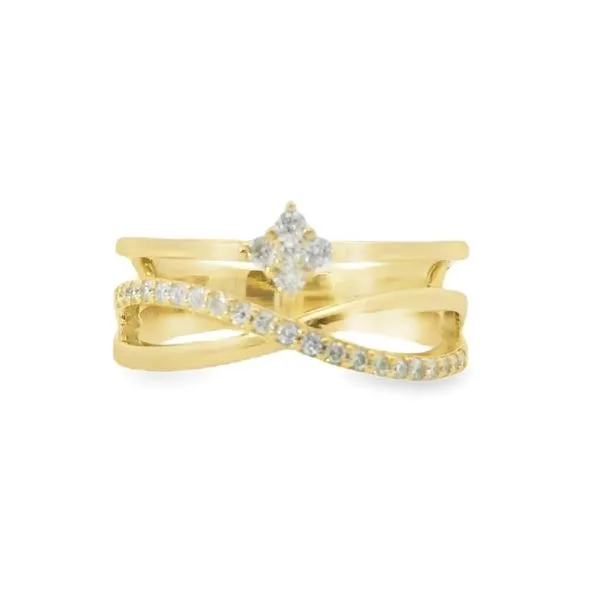 14K Yellow Gold Diamond Fashion Ring Van Adams Jewelers Snellville, GA
