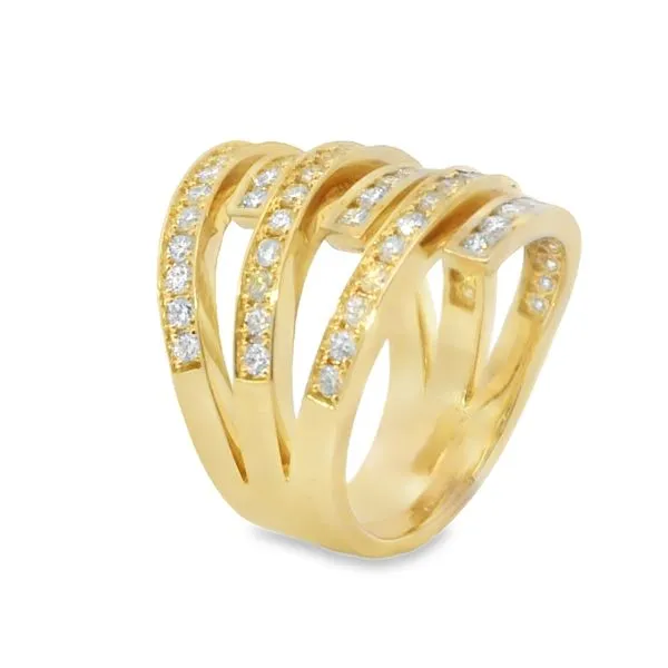 YELLOW 14 KARAT DIAMOND FASHION RING Image 3 Van Adams Jewelers Snellville, GA