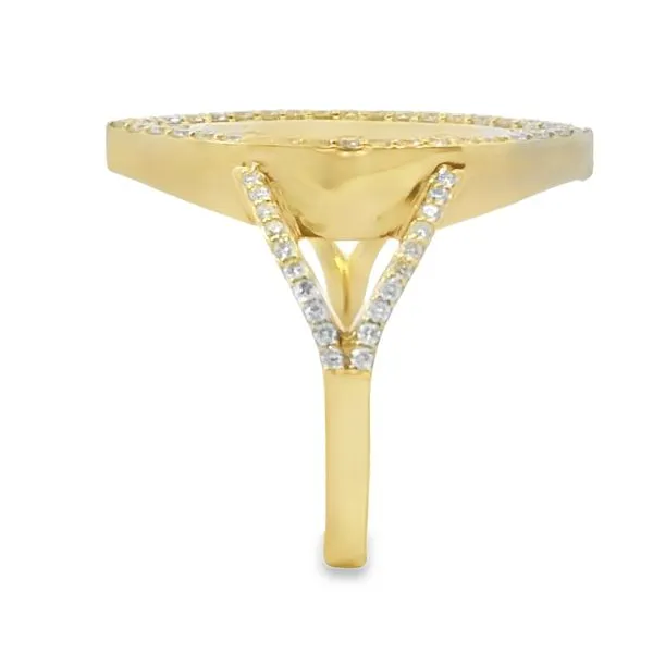 YELLOW 14 KARAT DIAMOND MARQUISE SHAPE RING Image 2 Van Adams Jewelers Snellville, GA
