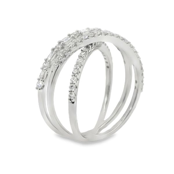 1 CT Diamond Crossover Ring Image 2 Van Adams Jewelers Snellville, GA