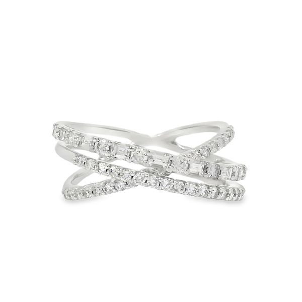 1 CT Diamond Crossover Ring Van Adams Jewelers Snellville, GA