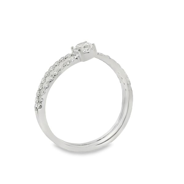 3/4 CT Oval and Round Diamond Ring Image 2 Van Adams Jewelers Snellville, GA