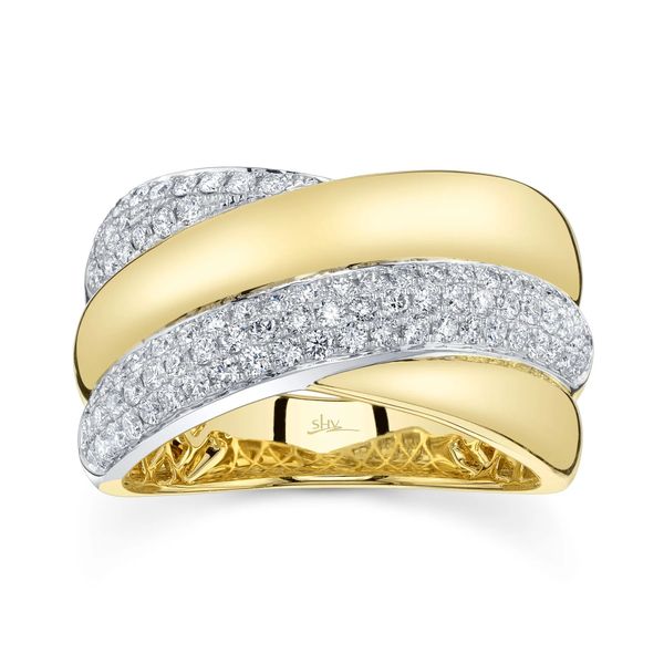 0.72CT DIAMOND PAVE RING Image 2 Van Adams Jewelers Snellville, GA