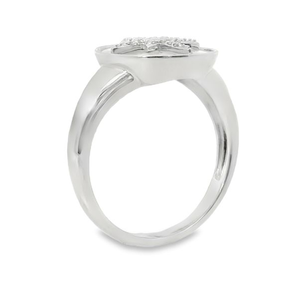WHITE 14 KARAT DIAMOND OVAL FASHION RING Image 2 Van Adams Jewelers Snellville, GA
