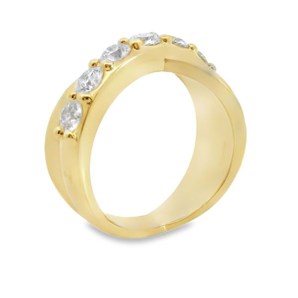 14KT YELLOW GOLD DIAMOND FASHION RING Image 2 Van Adams Jewelers Snellville, GA
