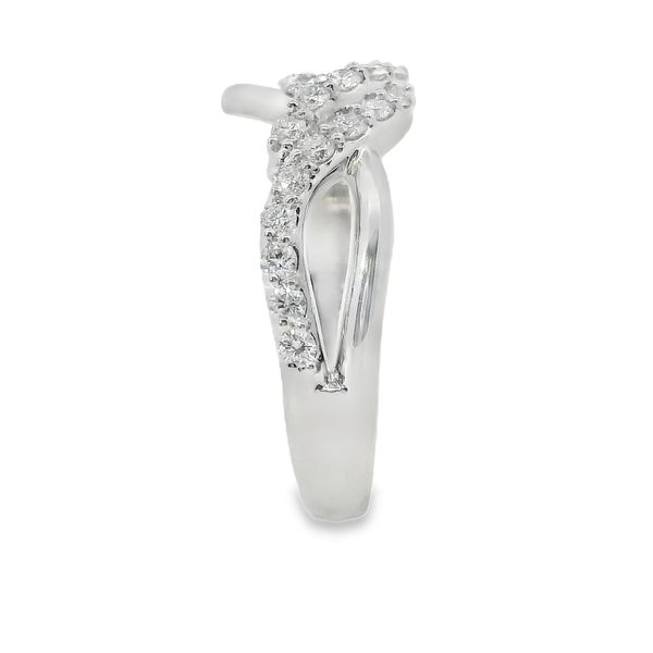 Diamond Fashion Ribbon Ring Image 3 Van Adams Jewelers Snellville, GA