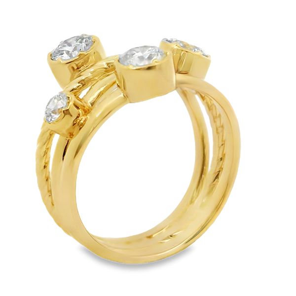 Diamond Multi Bezel Ring Image 2 Van Adams Jewelers Snellville, GA