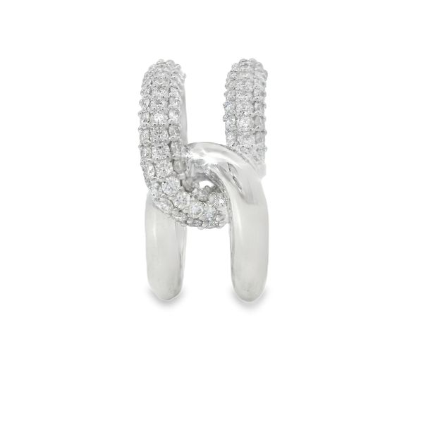 1 CT Diamond Buckle Ring Image 2 Van Adams Jewelers Snellville, GA