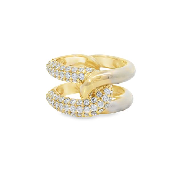 14K Yellow Gold 1 CT Diamond Ring Image 2 Van Adams Jewelers Snellville, GA