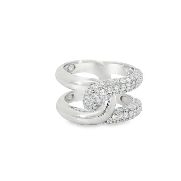 14K White Gold Diamond Fashion Ring Image 3 Van Adams Jewelers Snellville, GA