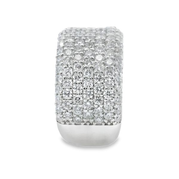 White 14 Karat Diamond Fashion Ring Image 4 Van Adams Jewelers Snellville, GA