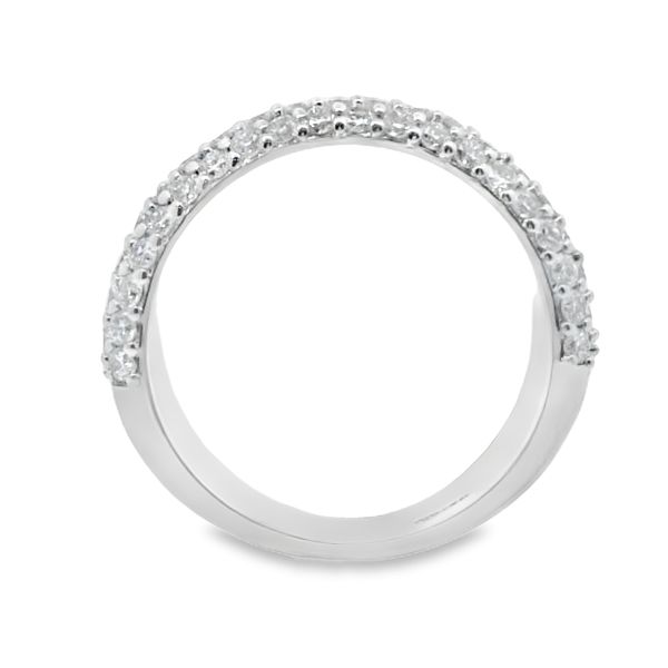 White 14 Karat Diamond Fashion Ring Image 5 Van Adams Jewelers Snellville, GA