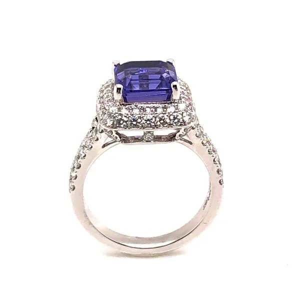 Van Adam's Collection 14K White Gold Tanzanite Fashion Ring Image 2 Van Adams Jewelers Snellville, GA