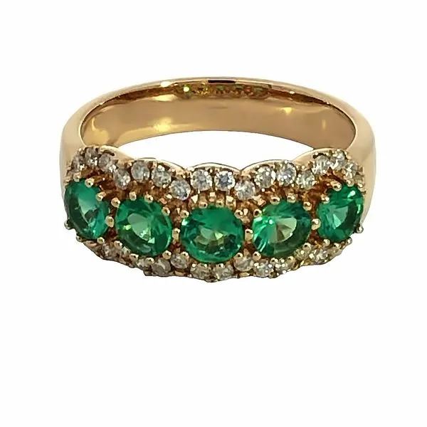 Emerald and Diamond Ring Van Adams Jewelers Snellville, GA