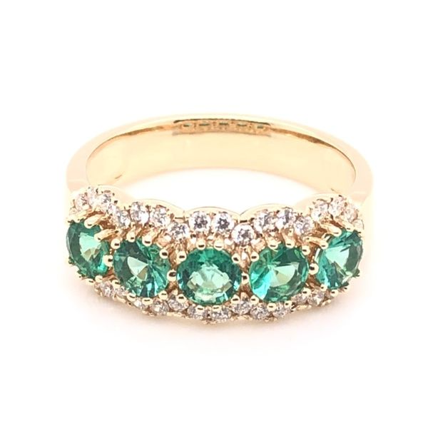 Van Adam's Collection 14K Yellow Gold Emerald Ring Van Adams Jewelers Snellville, GA