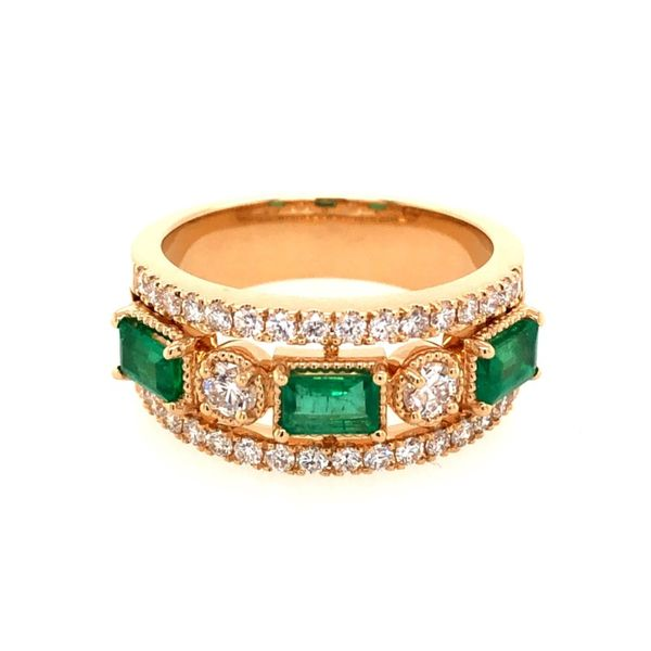 Emerald and Diamond Ring Van Adams Jewelers Snellville, GA