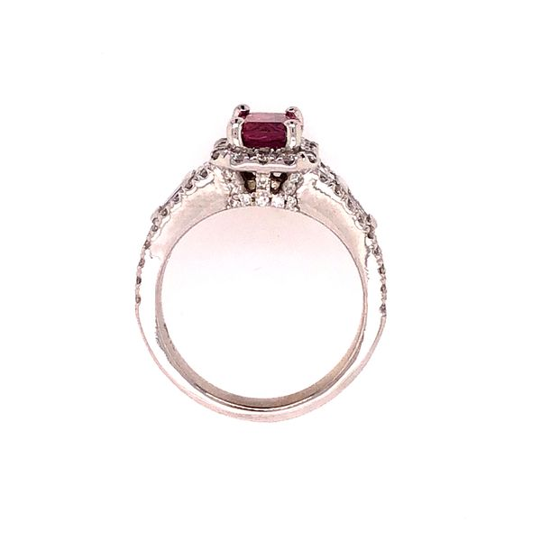 Cinnamon Sapphire and Diamond Ring Image 3 Van Adams Jewelers Snellville, GA