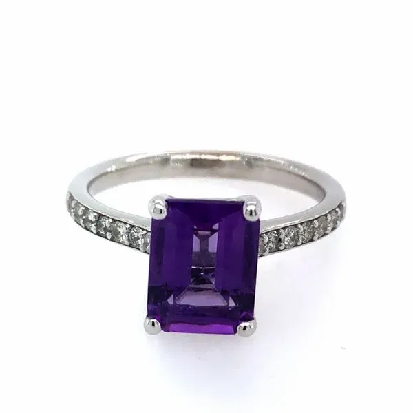 Amethyst and Diamond Ring Van Adams Jewelers Snellville, GA