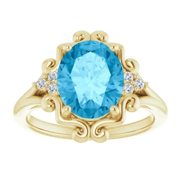 Blue Topaz Ring Van Adams Jewelers Snellville, GA