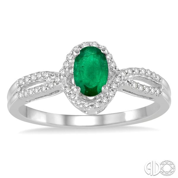 Emerald and Diamond Ring Van Adams Jewelers Snellville, GA