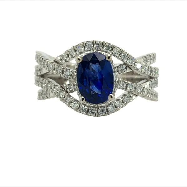Sapphire and Diamond Ring Van Adams Jewelers Snellville, GA