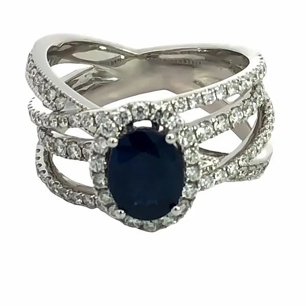 Van Adam's Collection Sapphire and Diamond Ring Van Adams Jewelers Snellville, GA