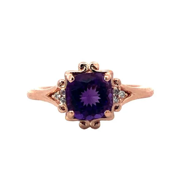 Rose Gold Amethyst Ring Van Adams Jewelers Snellville, GA
