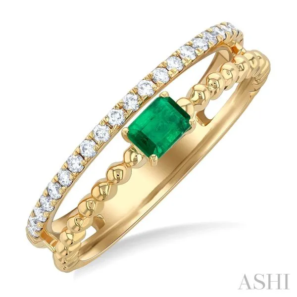 Bead East-West Gemstone & Diamond Ring Van Adams Jewelers Snellville, GA