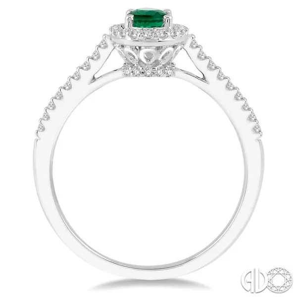 Oval Shape Gemstone & Diamond Ring Image 3 Van Adams Jewelers Snellville, GA