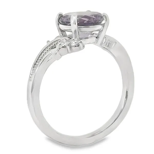 Flower Cut Amethyst Ring Image 2 Van Adams Jewelers Snellville, GA