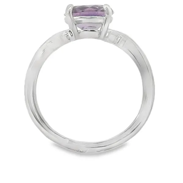 Flower Cut Amethyst Ring Image 3 Van Adams Jewelers Snellville, GA