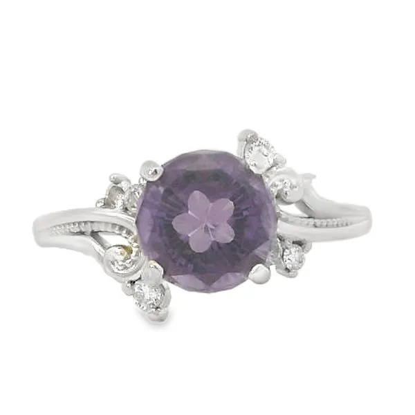 Flower Cut Amethyst Ring Van Adams Jewelers Snellville, GA