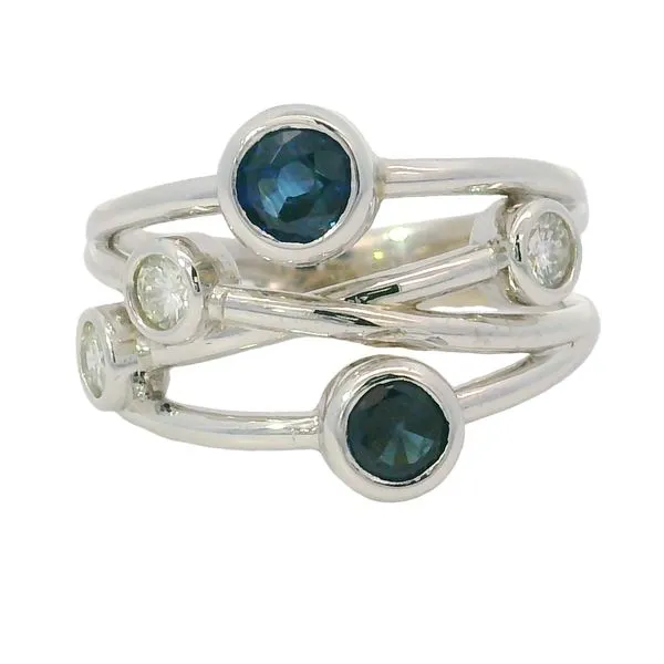 SAPPHIRE AND DIAMOND FASHION RING Van Adams Jewelers Snellville, GA
