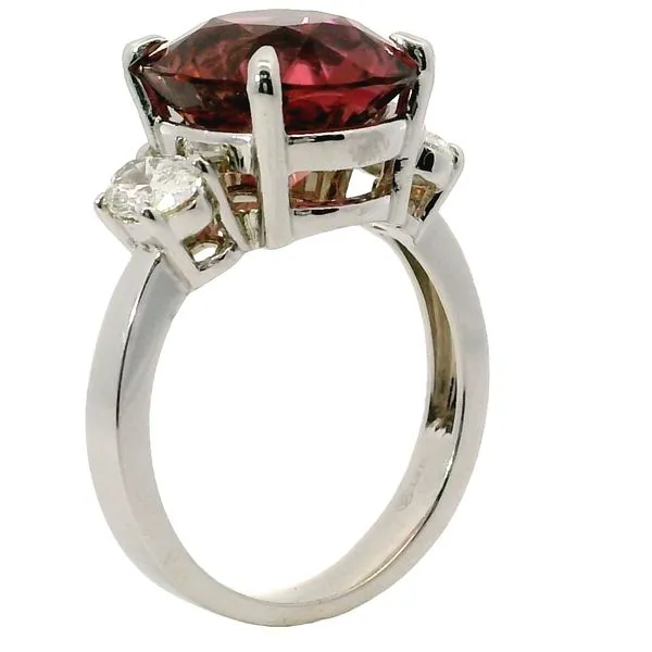 Pink Tourmaline And Diamond Fashion Ring Image 2 Van Adams Jewelers Snellville, GA