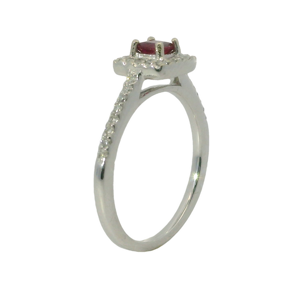 Diamond and Ruby Ring Image 3 Van Adams Jewelers Snellville, GA