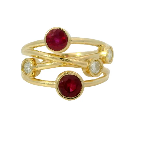 RUBY AND DIAMOND FASHION RING Van Adams Jewelers Snellville, GA