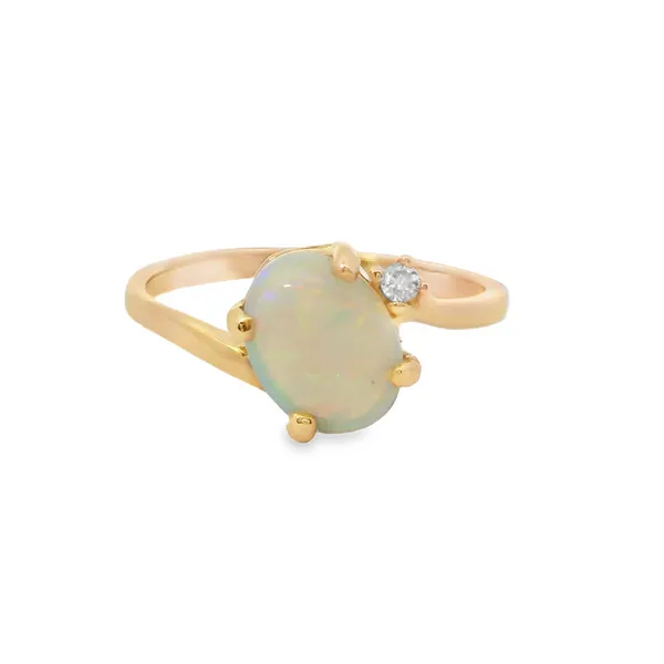 Rose Gold Opal Ring Van Adams Jewelers Snellville, GA