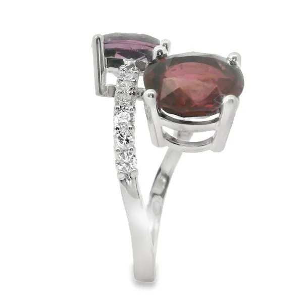 Multi Color Spinel and Diamond Fashion Ring Image 4 Van Adams Jewelers Snellville, GA