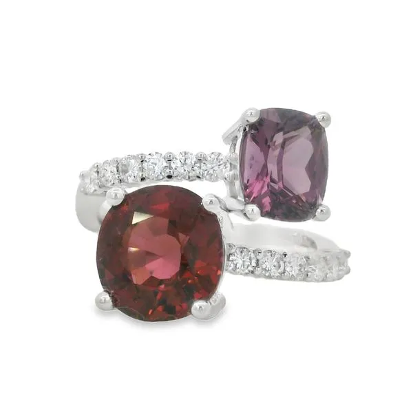 Multi Color Spinel and Diamond Fashion Ring Van Adams Jewelers Snellville, GA