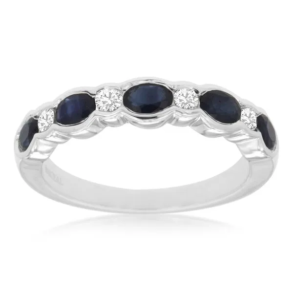 Sapphire and Diamond Band Van Adams Jewelers Snellville, GA